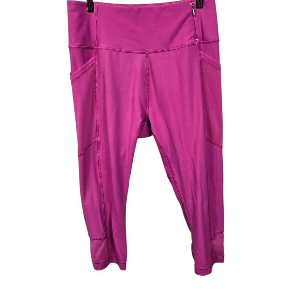 CALIA‎ by Carrie Underwood Pink Athleisure Capri Leggings Pockets Womens Size L